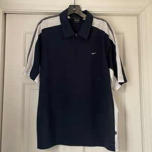 Nike Sphere Short Sleeve 1/4 Zip Mesh Polo Shirt (Sz XL)